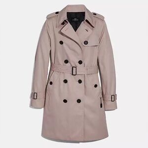 Coach Women's Trench Coat color pink